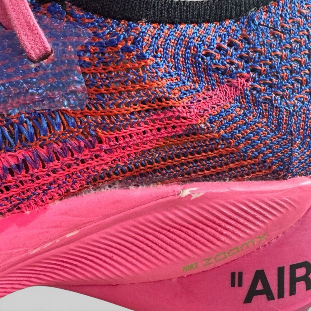 OFF-WHITE x NIKE Air Zoom Tempo NEXT% Pink Glow CV0697-400 NWOB Size 11 - Picture 15 of 15